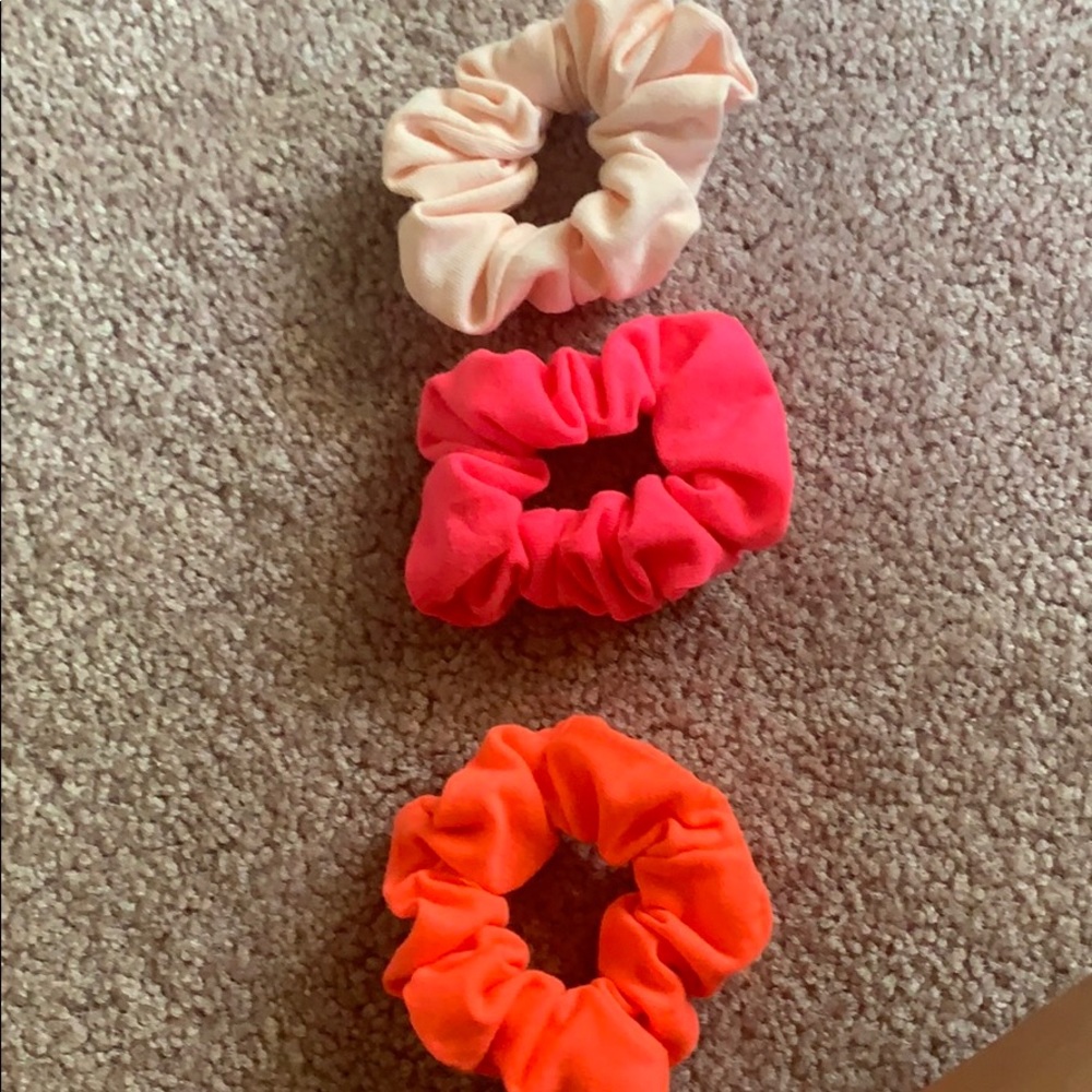 three scrunchies